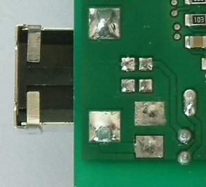 USB shield open
