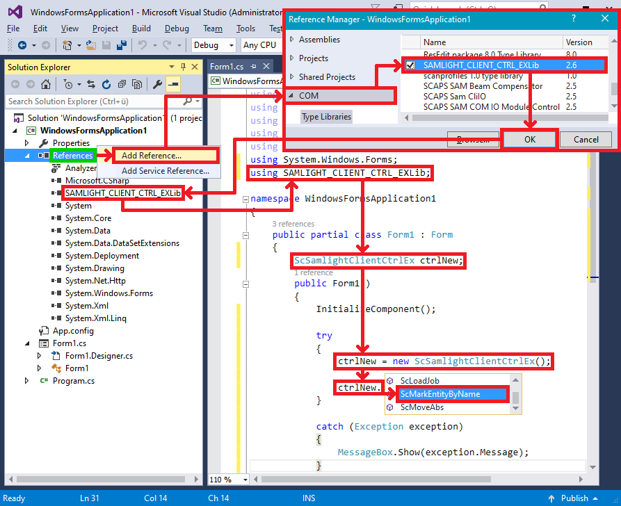 SAMLight_Client_Control_Ex